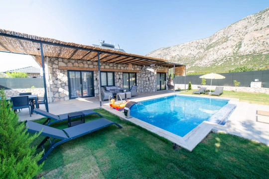 Villa Dolunay - Muğla, Fethiye, Seydikemer - Deniz manzaralı tatil villası