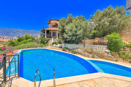 Villa Cindy - Antalya, Kaş, Çukurbağ - Deniz manzaralı tatil villası