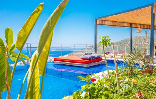 Villa Çırağan - Antalya, Kaş, Kalkan/ Akbel - Deniz manzaralı tatil villası