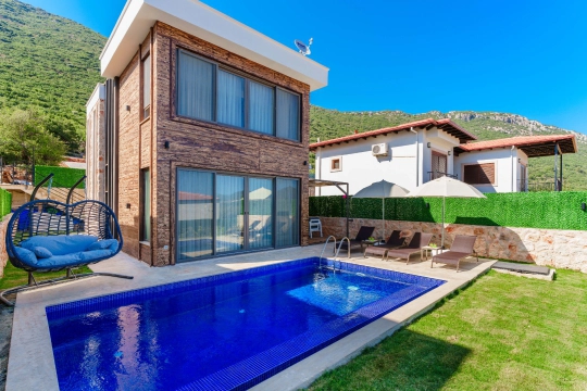 Villa Çukurbağ - Antalya, Kaş, Çukurbağ - Deniz manzaralı tatil villası