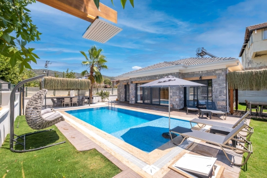 Villa Demo - Muğla, Fethiye, Kargı/Yanıklar - Deniz manzaralı tatil villası