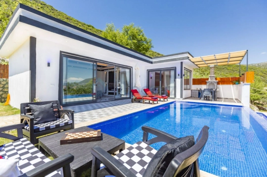 Villa Derya Duo - Antalya, Kaş, Kalkan / Sarıbelen - Deniz manzaralı tatil villası
