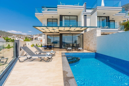 Villa Dicle - Antalya, Kaş, Kalkan / Kızıltaş - Deniz manzaralı tatil villası
