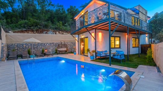 Villa Doğa Karadere - Muğla, Fethiye, Seydikemer - Deniz manzaralı tatil villası