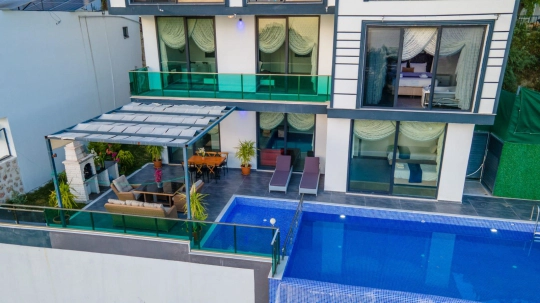 Villa Doğan Köylü 1 - Antalya, Kaş, Kalkan / Üzümlü - Deniz manzaralı tatil villası