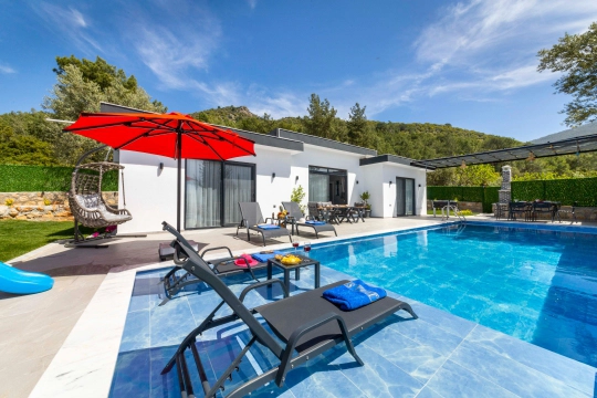 Villa Evliya - Antalya, Kaş, kalkan / Çavdır - Deniz manzaralı tatil villası