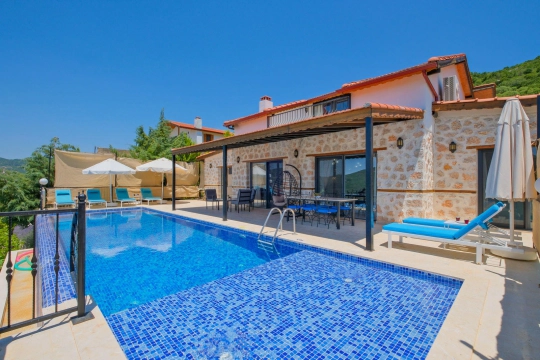 Villa Naz 2 - Antalya, Kaş, Kalkan / Sarıbelen - Deniz manzaralı tatil villası
