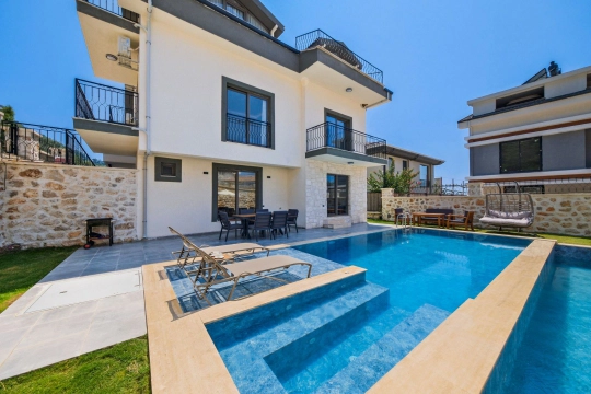 Villa Fame 1 - Muğla, Fethiye, Faralya - Deniz manzaralı tatil villası