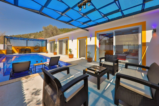 Villa Hardal - Antalya, Kaş, Kalkan / Üzümlü - Deniz manzaralı tatil villası