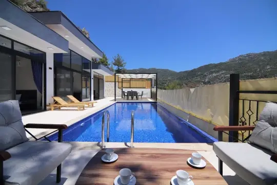 Villa Huzurlu - Antalya, Kaş, Ağullu - Villa fotoğrafı 4