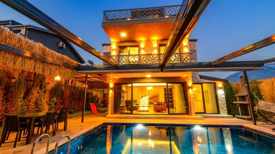 Villa İlham 3 - Muğla, Fethiye, Merkez - Deniz manzaralı tatil villası
