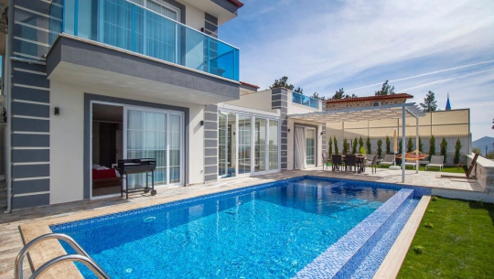 Villa Işıltı - Antalya, Kaş, Kalkan / Üzümlü - Deniz manzaralı tatil villası