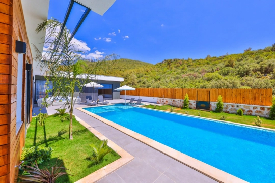 Villa Kırcam - Antalya, Kaş, kalkan / Çavdır - Deniz manzaralı tatil villası