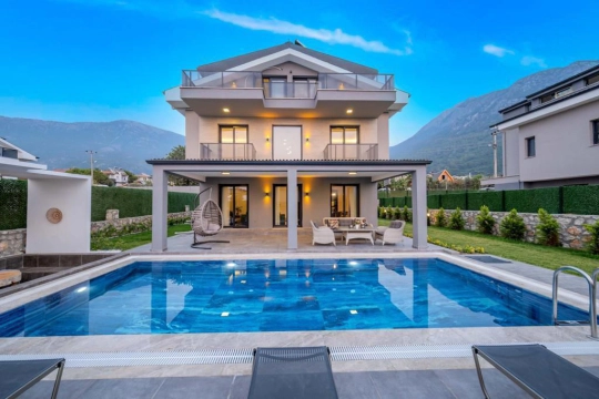 Villa Kıyam - Muğla, Fethiye, Ovacık - Deniz manzaralı tatil villası