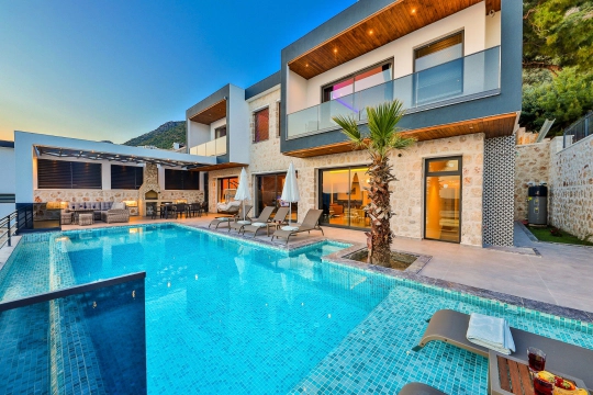 Villa Lamin - Antalya, Kaş, Kalkan / Kördere - Deniz manzaralı tatil villası