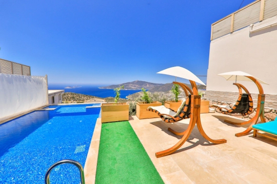 Villa Lava - Antalya, Kaş, Kalkan / Kördere - Deniz manzaralı tatil villası