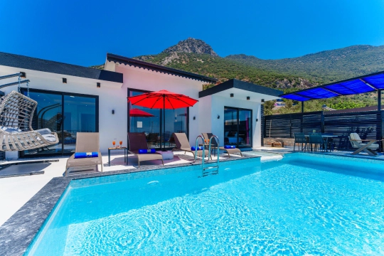 Villa Mavanga 2 - Antalya, Kaş, Kalkan/ Akbel - Deniz manzaralı tatil villası