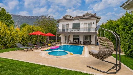 Villa Mavi - Muğla, Fethiye, Hisarönü - Deniz manzaralı tatil villası