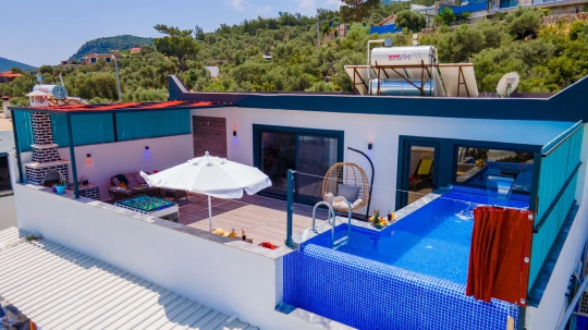 Villa Göktaşı Mavi - Antalya, Kaş, Kalkan / Yeşilköy - Deniz manzaralı tatil villası