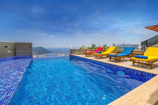 Villa Nature Will - Antalya, Kaş, Kalkan/ Akbel - Deniz manzaralı tatil villası