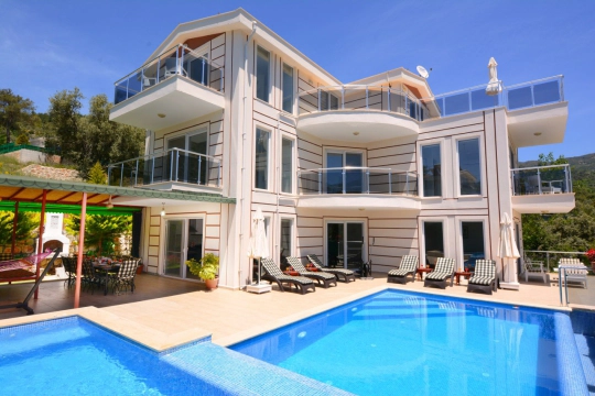 Villa On - Antalya, Kaş, kalkan / İslamlar - Deniz manzaralı tatil villası