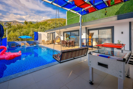 Villa Özüm - Antalya, Kaş, Kalkan / Üzümlü - Deniz manzaralı tatil villası