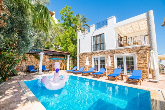 Villa Efsane - Antalya, Kaş, Kalkan / Kızıltaş - Deniz manzaralı tatil villası