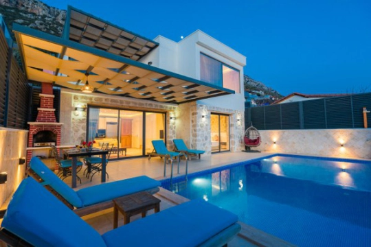 Villa Reis 2 - Antalya, Kaş, Kalkan / Kördere - Deniz manzaralı tatil villası