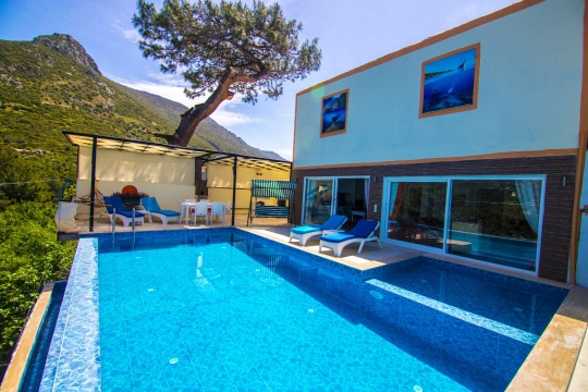 Villa Resim - Antalya, Kaş, Kalkan/ Akbel - Deniz manzaralı tatil villası