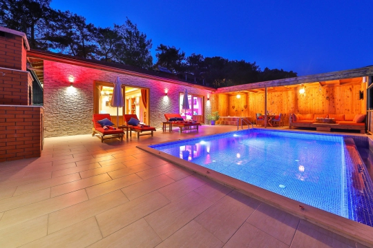 Villa Şenay - Antalya, Kaş, kalkan / İslamlar - Deniz manzaralı tatil villası