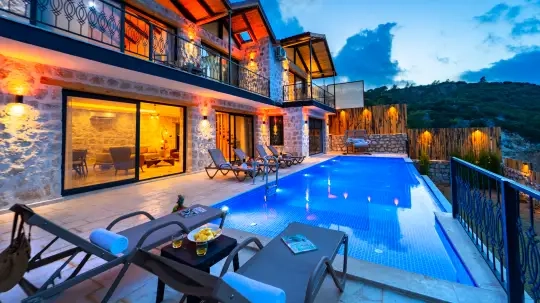 Villa Rustik 1 - Antalya, Kaş, Kalkan / Yeşilköy - Villa fotoğrafı 2