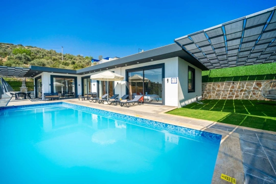 Villa Sadem 3 - Antalya, Kaş, kalkan / İslamlar - Deniz manzaralı tatil villası