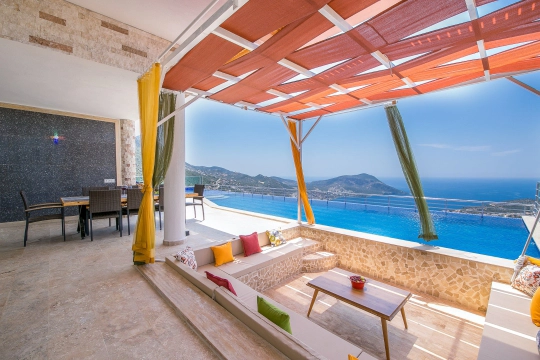 Villa Şato Will - Antalya, Kaş, Kalkan/ Akbel - Deniz manzaralı tatil villası