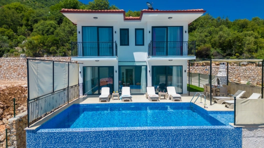 Villa Seyir - Antalya, Kaş, Çukurbağ - Deniz manzaralı tatil villası
