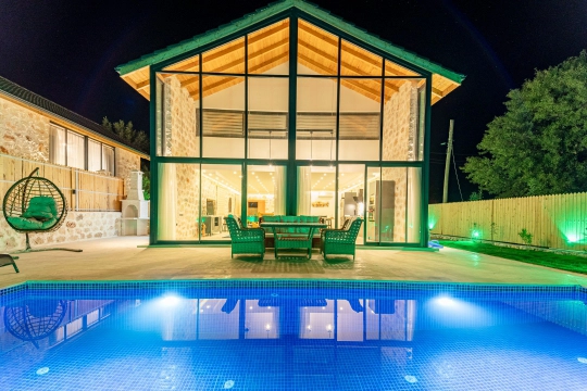 Bungalov 1099 - Antalya, Kaş, Kalkan / Bezirgan - Deniz manzaralı tatil villası