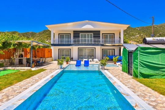 Villa Sky 3 - Antalya, Kaş, Kalkan / Sarıbelen - Deniz manzaralı tatil villası