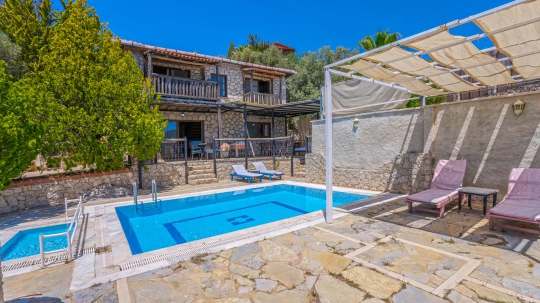 Villa Stars 5 - Antalya, Kaş, Kalkan / Üzümlü - Deniz manzaralı tatil villası