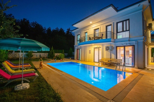 Villa Silma - Muğla, Fethiye, Yeşilüzümlü - Deniz manzaralı tatil villası