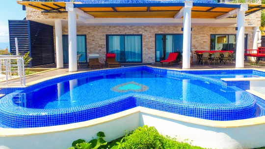Villa Stone Heart Will - Antalya, Kaş, Kalkan/ Akbel - Deniz manzaralı tatil villası