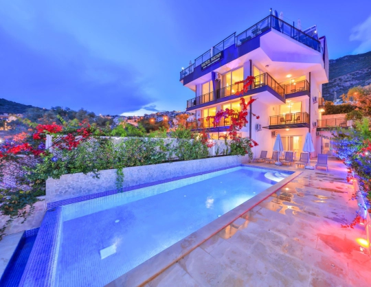 Villa Sultan 2 - Antalya, Kaş, Kalkan / Kızıltaş - Deniz manzaralı tatil villası