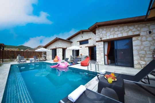 Villa Sunay - Antalya, Kaş, Bayındır - Deniz manzaralı tatil villası