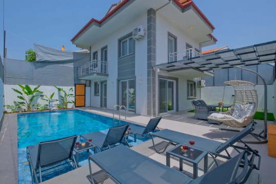Villa Trope 2 - Muğla, Fethiye, Merkez - Deniz manzaralı tatil villası