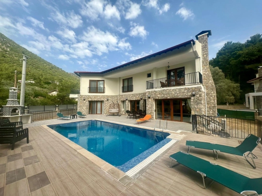 Villa Üzümlü Konağı - Muğla, Fethiye, Yeşilüzümlü - Deniz manzaralı tatil villası