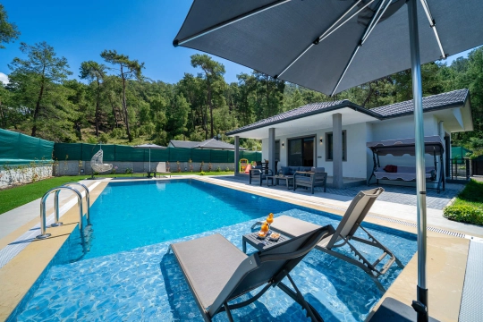 Villa Nerissa 1 - Muğla, Fethiye, Göcek / İnlice - Deniz manzaralı tatil villası