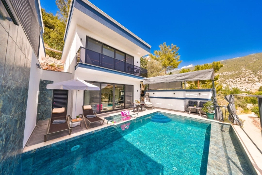 Villa Melora - Antalya, Kaş, kalkan / İslamlar - Deniz manzaralı tatil villası