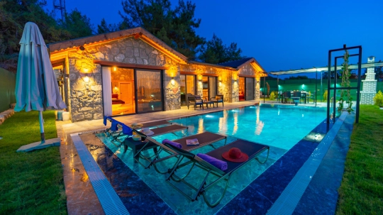 Villa Papatya 9 - Muğla, Fethiye, Çalış - Deniz manzaralı tatil villası