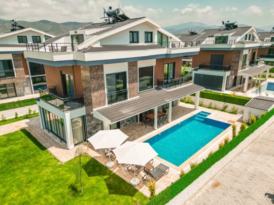Villa Galaksi Dünya 3 - Muğla, Fethiye, Çalış - Deniz manzaralı tatil villası
