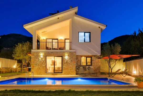 Villa Kırmızı - Muğla, Fethiye, Yeşilüzümlü - Ana villa fotoğrafı